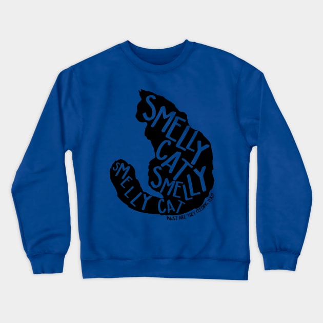 Smelly Cat Crewneck Sweatshirt by popcultureclub